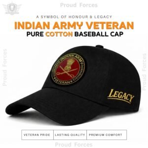 Indian Army Veteran Pure Cotton Cap