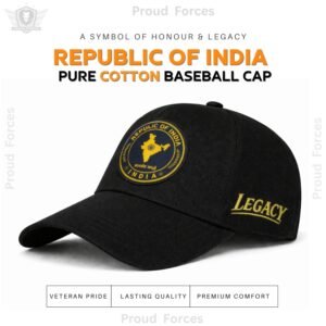 Republic of India Pure Cotton Cap