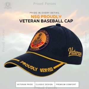 National Security Guard Proudly Veteran Baseball Cap (Blue Color) -Premium Quality