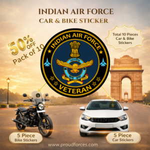 Premium Quality Air Force Veteran Car & Bike Stickers