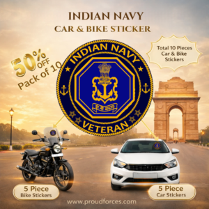 Premium Quality Navy Veteran Car & Bike Stickers