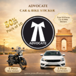 Premium Quality Advocate Car & Bike Stickers