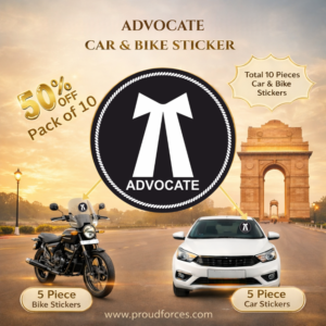 Premium Quality Advocate Car & Bike Stickers