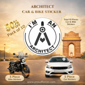 Premium Quality Architect Car & Bike Stickers