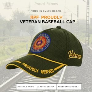 RPF Proudly Baseball Cap for Veterans (Olive Green Color) - Premium Quality