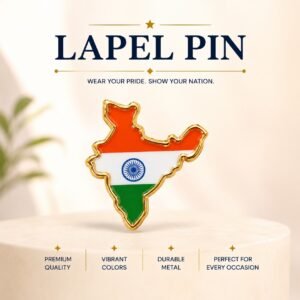 Premium Indian Map Lapel Pin